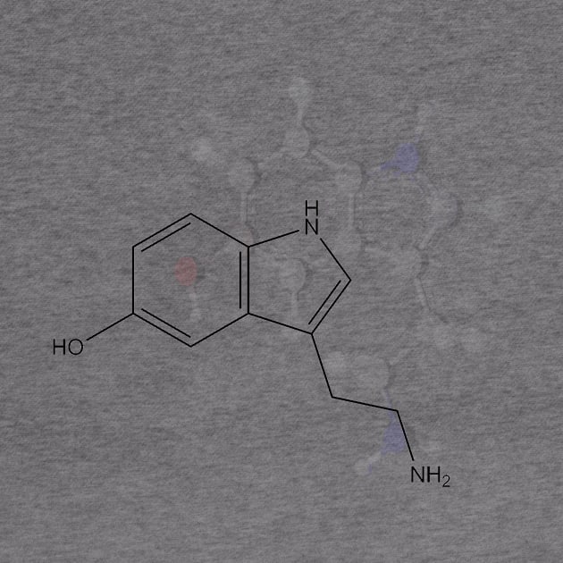 Serotonin Molecule by ChemECool